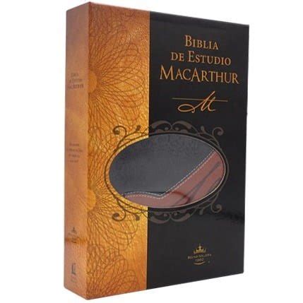 Biblia De Estudio Macarthur Reina Valera Filo Dorado Librer A Kyrios