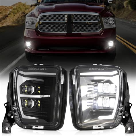 Amazon Auxbeam Upgraded Led Fog Lights With Drl For Dodge Ram