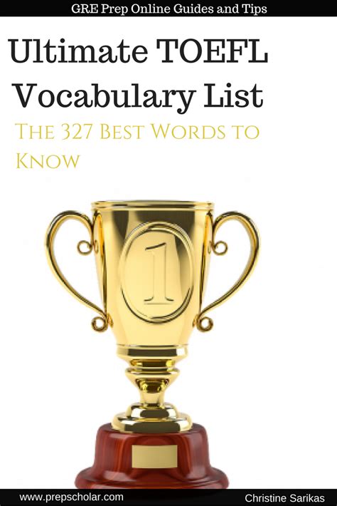 Developing TOEFL Vocabulary Master The Key Words