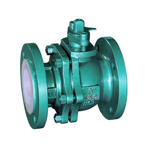 Pfa Ptfe Teflon Fep ANSI Lined Ball Valve Manufacturers FVF TECHNOLOGY