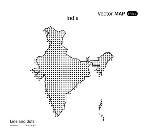 Dotted India Map Stock Vector Illustration Of Element 119443454