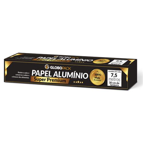 PAPEL ALUMÍNIO PREMIUM GloboPack