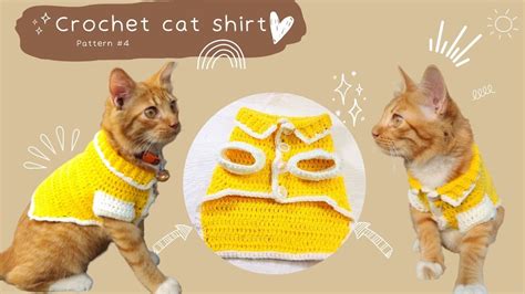 Cara Merajut Baju Kucing Mudah Cepat Kemeja Kucing Rajut YouTube