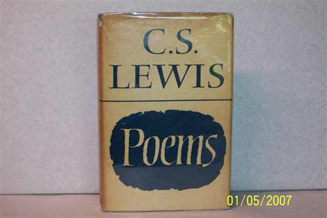 Poems By C S Lewis Very Good Hardcover Nd Edition