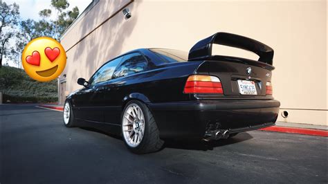 E36 M3 GT Wing Install YouTube