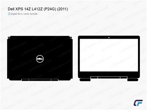 Dell Xps 14z L412z P24g 2011 Cut File Template Cutfilelabs