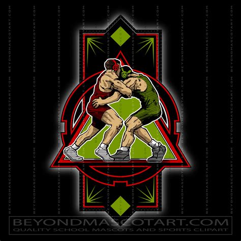 Wrestling Logo | Vector Format | AI JPG EPS PNG