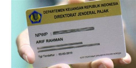 Nomor Ktp Bisa Digunakan Jadi Npwp Begini Format Npwp Baru Berlaku