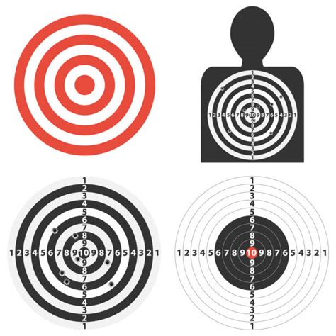 Gun Range Target Illustrations Royalty Free Vector Graphics And Clip Art