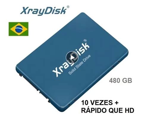 Ssd Xraydisk 480 Gb 10 X Mais Rápido Que Hd Frete grátis