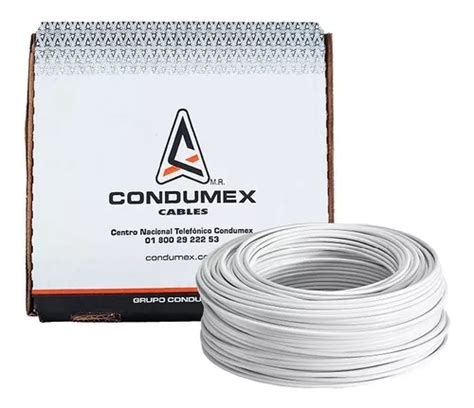 Caja Mts Cable Azul Thw Cal Awg Condumex Vinanel Xxi