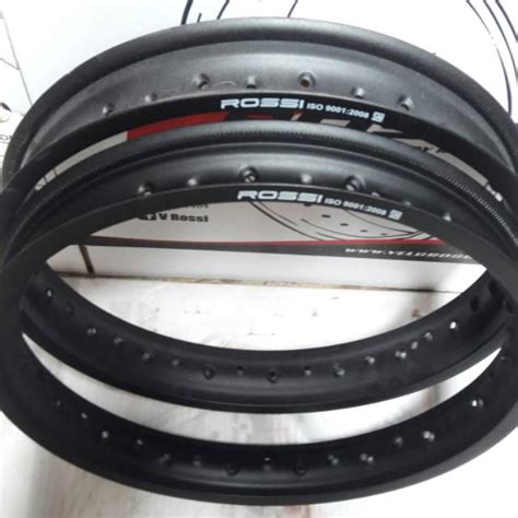 Jual Velg Rossi Ring 18 Uk 160 160 Warna Hitam Doff Kuit Jeruk Shopee