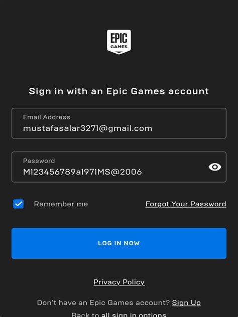 Sign in to Your Epic Games Account Epic Games | PDF