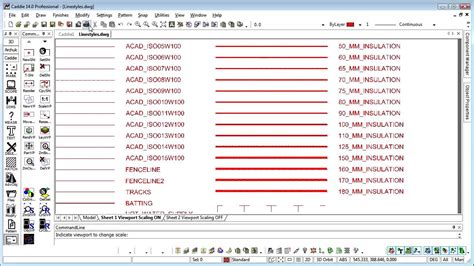 Linetypes And Linetype Scaling 33 In Caddie Autocad Architecture