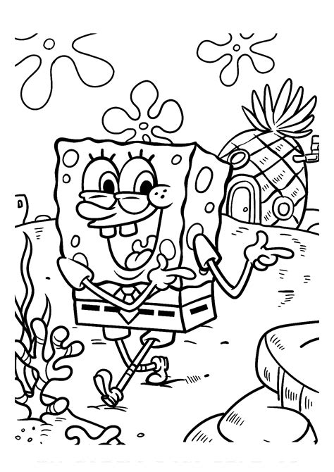 Desenhos Para Imprimir E Colorir Bob Esponja At Claudia Romero Blog