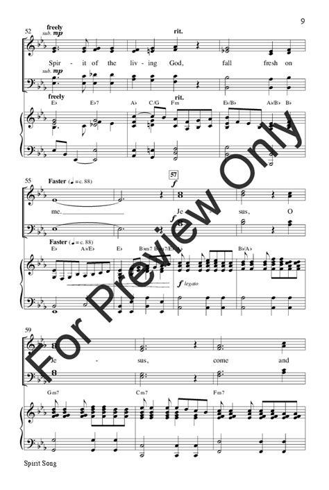 Spirit Song (SATB ) by John Wimber/arr. Tom | J.W. Pepper Sheet Music