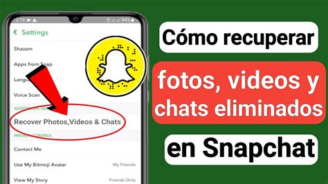 C Mo Recuperar Fotos Videos Y Chats Eliminados En Snapchat