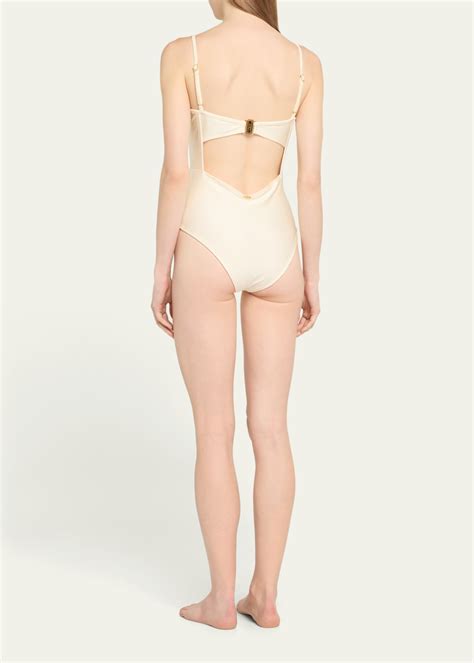 Patbo Corset Waist One Piece Swimsuit Bergdorf Goodman