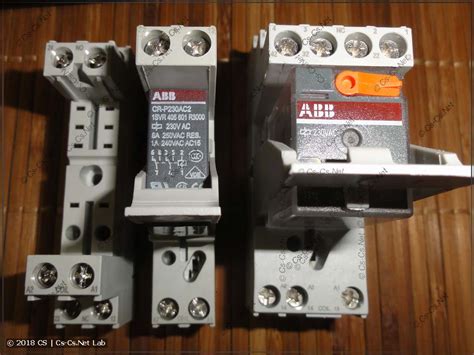 Реле abb cr m230ac4 схема подключения