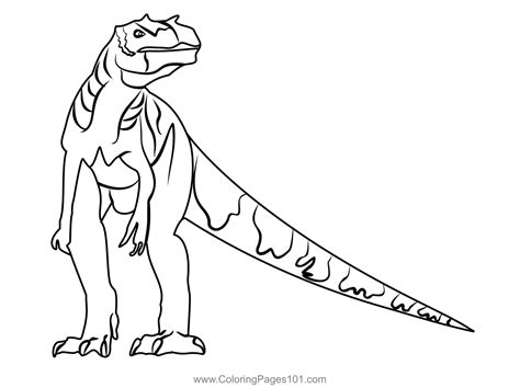 Allosaurus Coloring Page For Kids Free Dinosaurs Printable Coloring