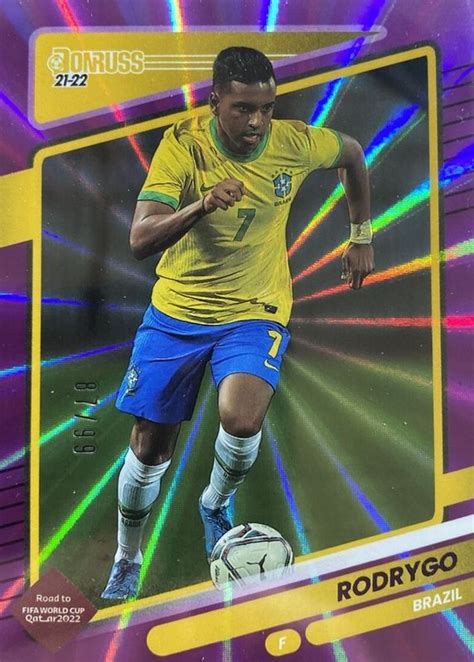 Rodrygo 2021 Donruss 24 Holo Purple Laser 99 Price Guide Sports