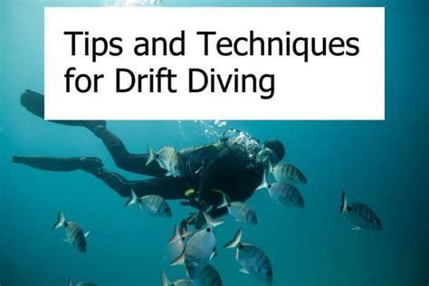 Tips and Techniques for Drift Diving - Scuba Diving Gear