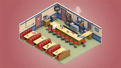 Isometric Model Of Bob S Burgers R BobsBurgers