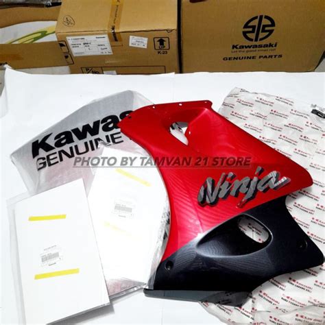 Jual Sepasang Body Fairing Ninja Rr Old Zx Cbu Merah Original