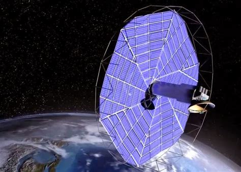 My green blog: Origami solar arrays in space