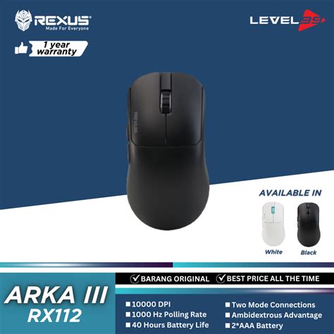 Jual Rexus Arka Iii Rx Rx Wireless Gaming Mouse Shopee