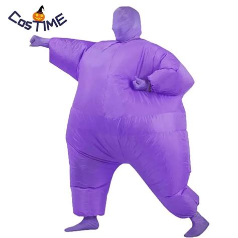 Inflatable Full Body Suit Adult Blow Up Fat Club Suit Funny Inflatable