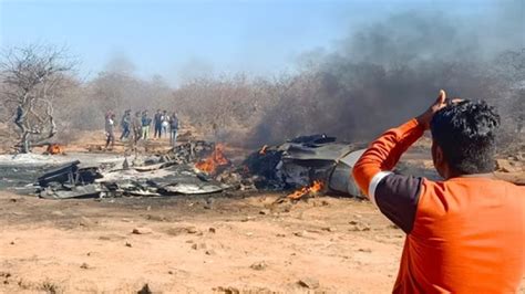 Two Indian Air Force Aircraft Crash In Madhya Pradesh