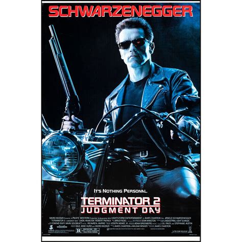 Vintage Movie Poster Terminator 2 Judgement Day 1991 Starring Arnold ...