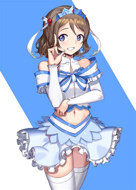 Watanabe You Love Live And 1 More Drawn By Powzin Danbooru