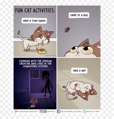 Clean Memes 03 31 2019 Morning - Fun Cat Activities Comic, HD Png Download - 800x800(#3983912 ...