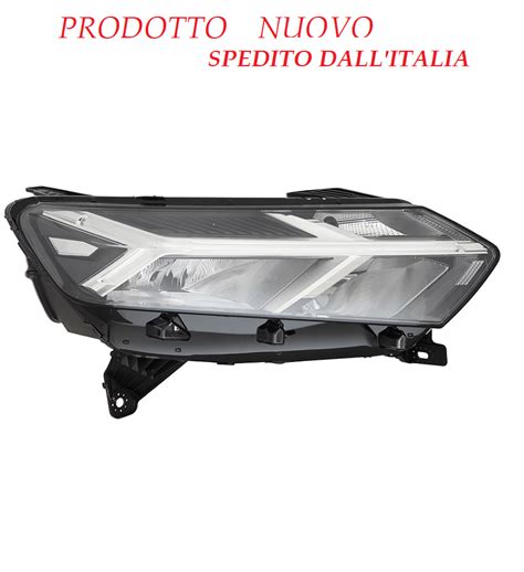 Faro Fanale Anteriore Con Luce Diurna A Led Per Dacia Sandero Dal 2022