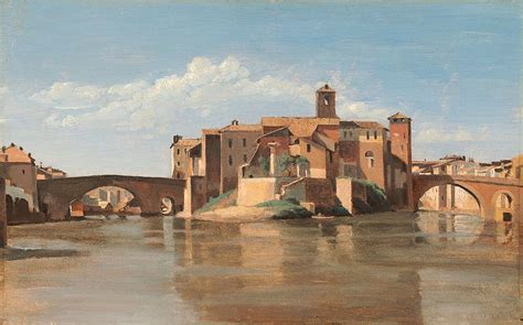 Camille Corot Rom Tiber Insel Rome Tiber Island Roma Isola