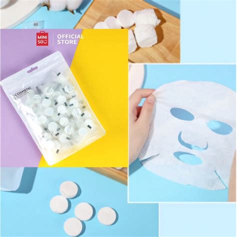 Jual Miniso Compress Sheet Mask Masker Tissu Masker Tissu Polos