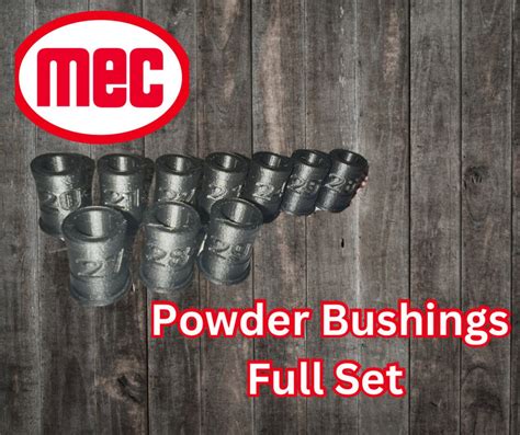 Mec Powder Bushing Set 10 46 Full Set Etsy