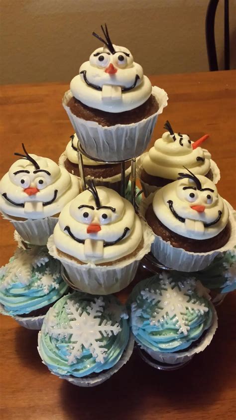 Frozen Olaf Cupcakes Frozen Themed Birthday Cake Frozen Theme