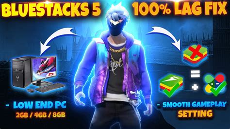 BLUESTACKS 5 LAG FIX HOW TO FIX LAG IN FREE FIRE BLUESTACK 5