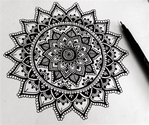 Mandala Drawing Mandala Doodle Mandala Art