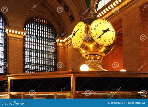 Grand Central Terminal Clock, New York, USA Stock Photo - Image of ...