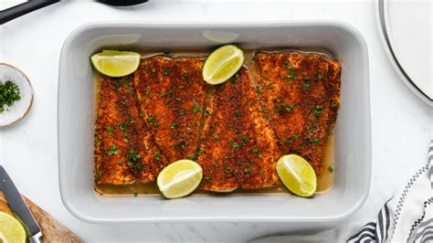 Baked Chili Lime Tilapia Recipe