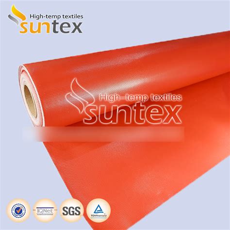 Fire Resistance Water Resisitance Silicone Coated Fiberglass Fabric