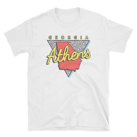 Athens Georgia Unisex T Shirt Apparel Ga Souvenirs Vintage Etsy