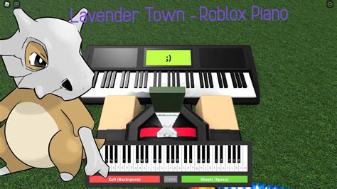 Roblox Piano How To Play Lavender Town Easy Hard Versions Youtube