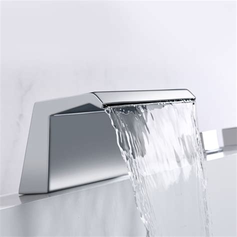 Wannenarmatur Loch Wasserfall Design Mit Handbrause