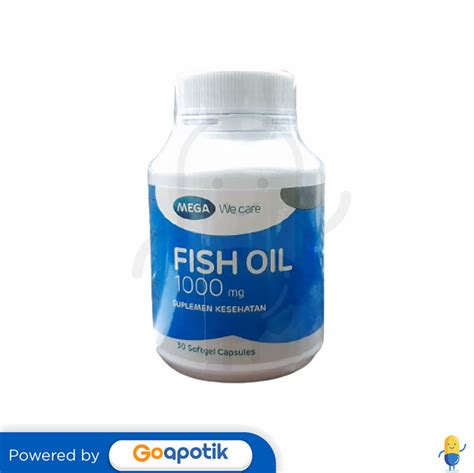 Mega We Care Fish Oil Mg Botol Kapsul Kegunaan Efek Samping