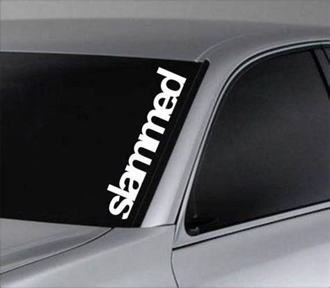 Slammed Vinyl Decal Sticker Decal Car Truck Decal Quote By